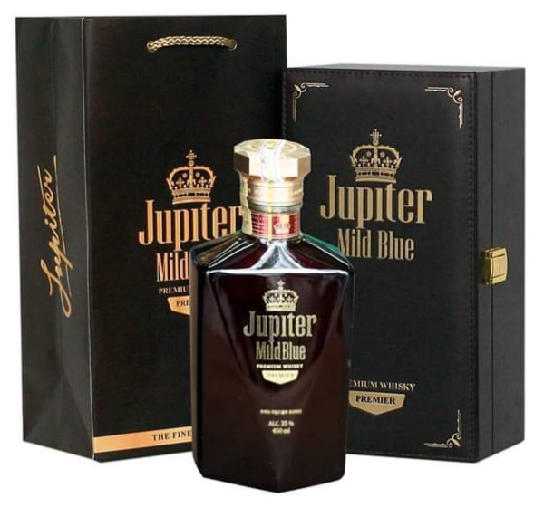 HỘP QUÀ TẶNG WHISKY JUPITER MILD BLUE